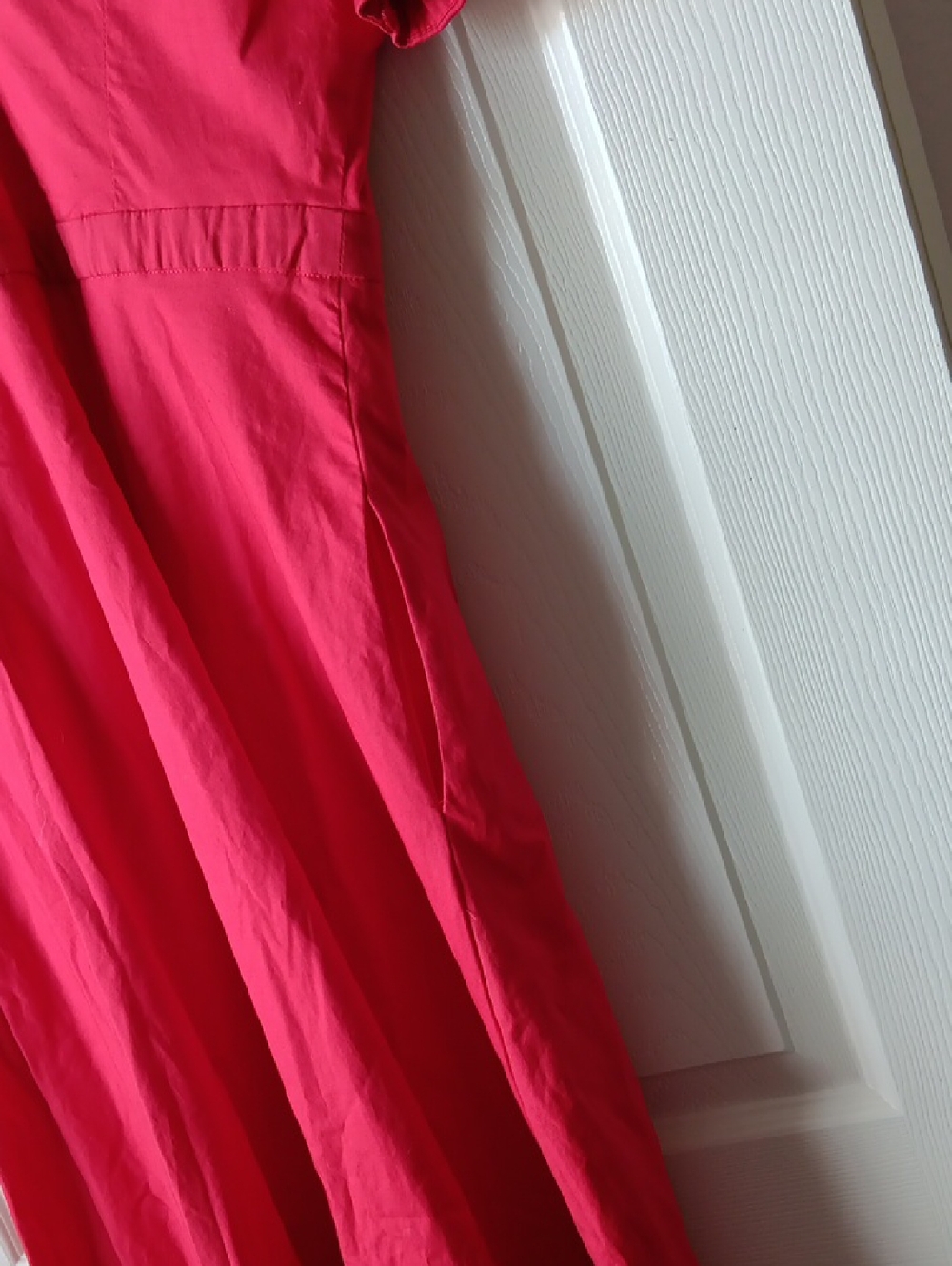 TUCKERNUCK..KATE..RED BUTTON DOWN MIDI - Picture 5 of 7